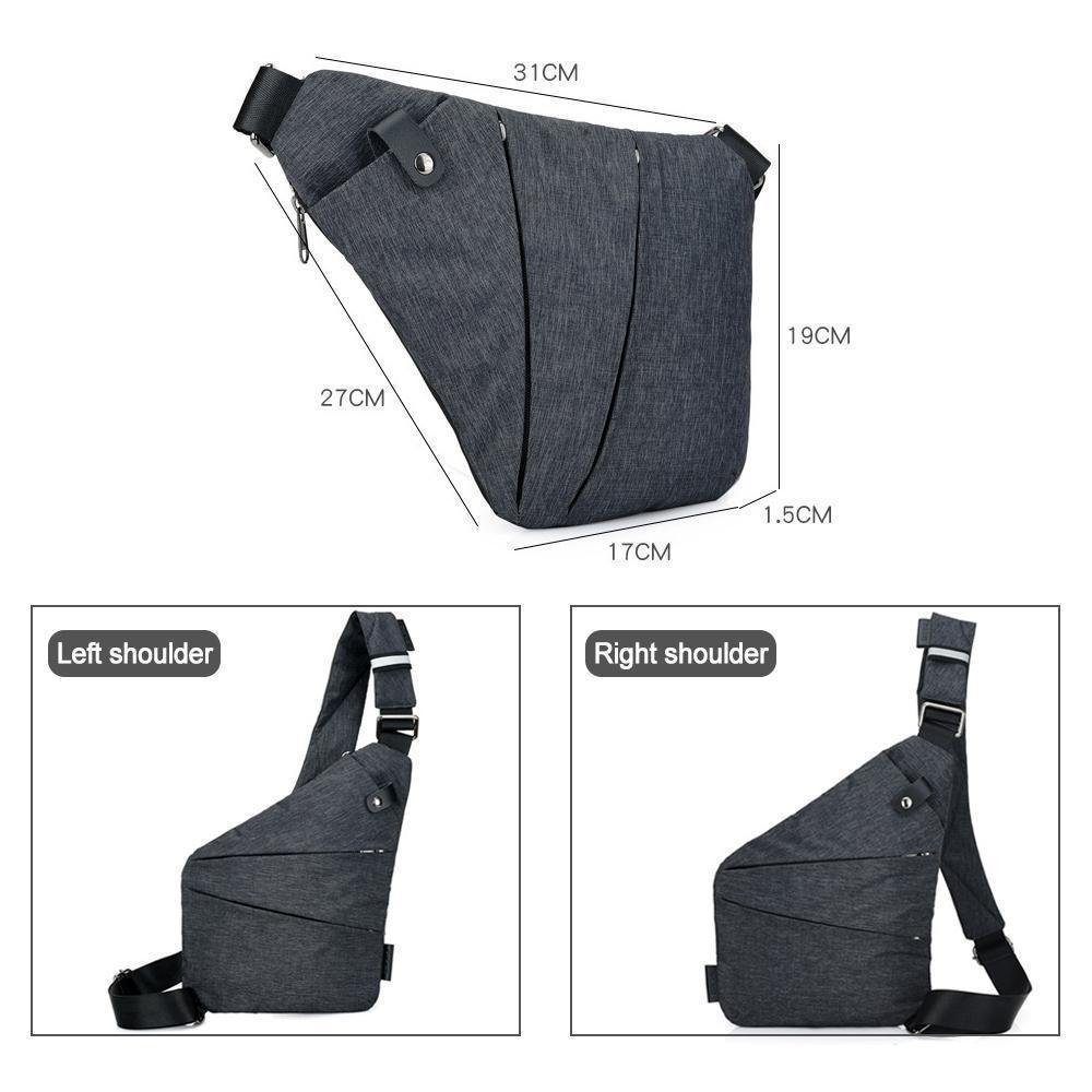 Stealth Anti-Theft Crossbody Sling Bag