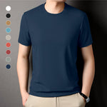 Waffle Woven Ice Silk Breathable T-shirt