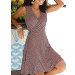 Print Sleeveless A-line Vacation Dresses