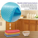 Fish Scale Microfiber Polishing Cleaning Cloth 5 Pcs