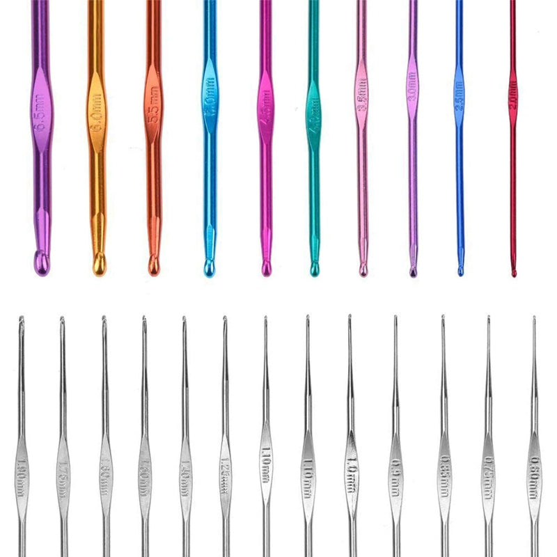 100 Pcs Crochet Hooks Set