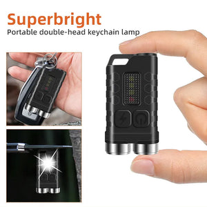 Magnetic Mini Keychain Flashlight