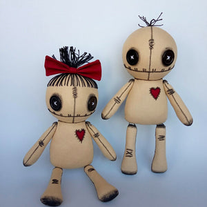 Stuffed Voodoo Doll Sewing Template Set