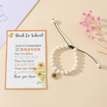 Sunflower Back to School Bracelet