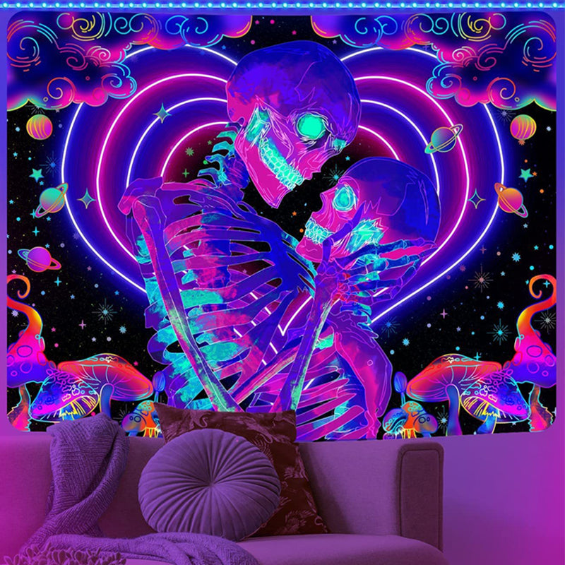 UV Reactive Tapestry Magic Lights