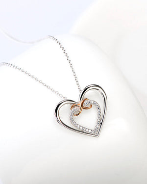 Two hearts Infinity Necklace