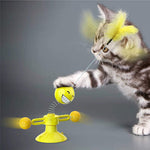 Spring Human Turn Cat Toy