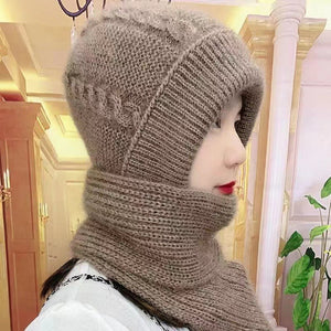 Integrated Ear Protection Windproof Cap Scarf