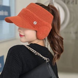 Women's Fashion Ear Guard Knit Cap