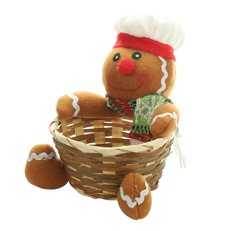 Christmas Candy Woven Basket