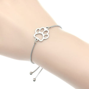 Dog Paw Adjustable Bracelet