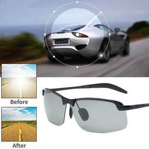 Photochromic Sunglasses with Anti-glare Polarized Lens