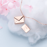Mother's Day Gift-Custom Love Letter Envelope Necklace