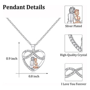 Love You Forever Heart Necklace