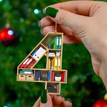 Book Lovers Christmas Ornament