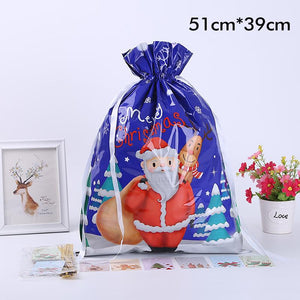 Drawstring Christmas Gift Bags