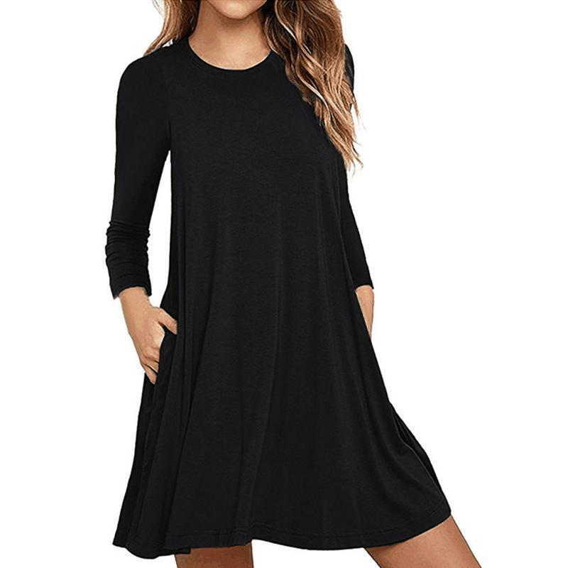 Long Sleeve Sweatshirt Travel Dress