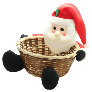 Christmas Candy Woven Basket