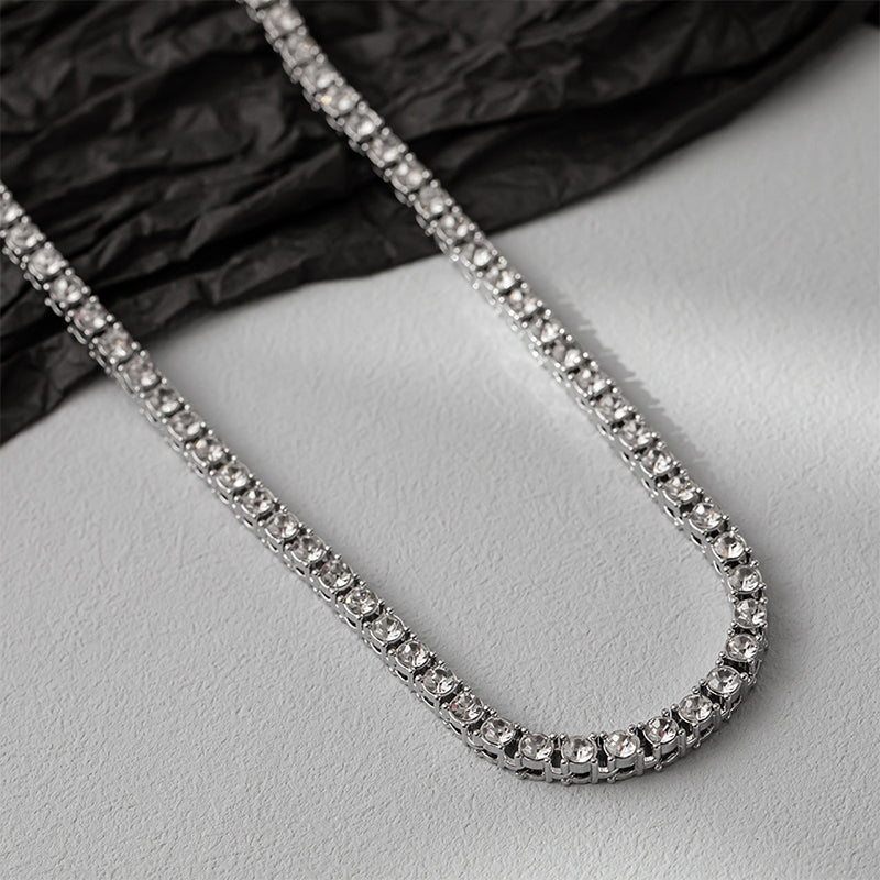 ‘Crystal’ Tennis Necklace