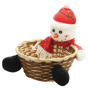 Christmas Candy Woven Basket