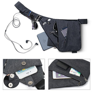 Stealth Anti-Theft Crossbody Sling Bag