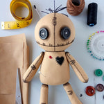 Stuffed Voodoo Doll Sewing Template Set