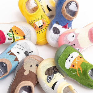 BabyFeet Adorable Animals - Non-Slip Baby Shoe-Socks