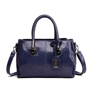 Boston leather handbag for women