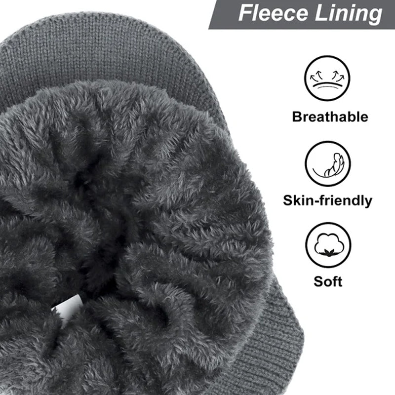 Outdoor Riding Elastic Warm Ear Protection Knitted Hat