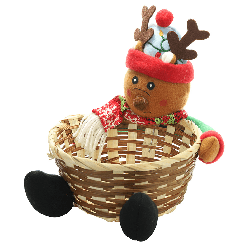 Christmas Candy Woven Basket