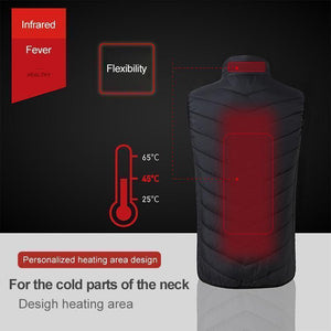 Smart Heated Vest Instant Warmth Heating Vest