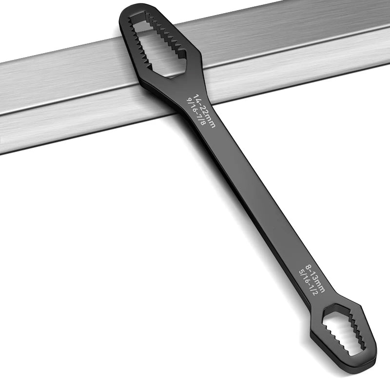 Double-headed multi-function wrench