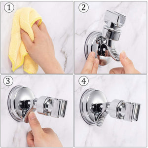 Removable Hands-Free Shower Head Fixation