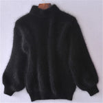 Loose Solid Color Knit Sweater
