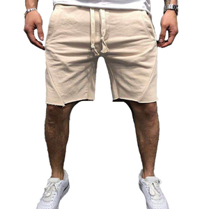 Solid color breathable summer sports shorts