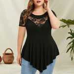 Flower Lace Short Sleeve