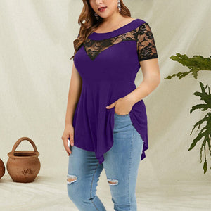 Flower Lace Short Sleeve