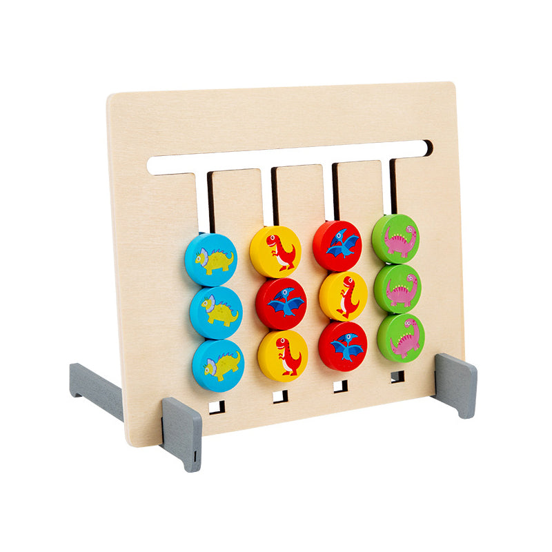 Wooden 2-Sided Sliding Logic Puzzle