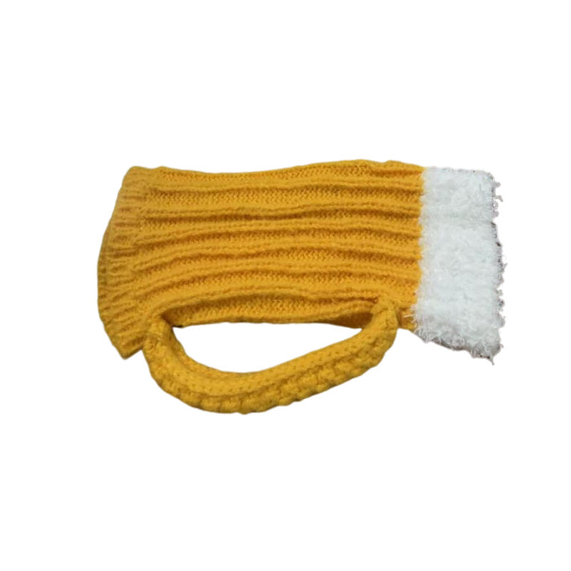 Funny 3D Beer Mug Knitted Glove Gift