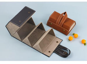 Leather Multiple Glasses Storage Case