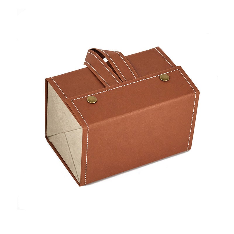 Leather Multiple Glasses Storage Case